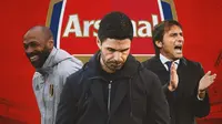 Arsenal - Thierry Henry, Mikel Arteta, Antonio Conte (Bola.com/Adreanus Titus)