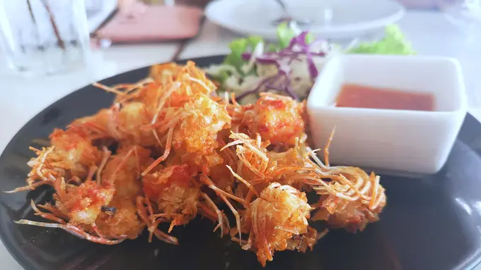 kepala udang goreng garing