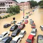 Banjir melanda Penang, Malaysia pasca-hujan deras yang mengguyur Kamis 14 September 2017 (The Malay Online/KE Ooi)