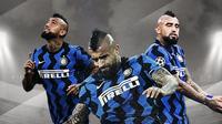 Pemain Inter Milan: Arturo Vidal. (Bola.com/Dody Iryawan)