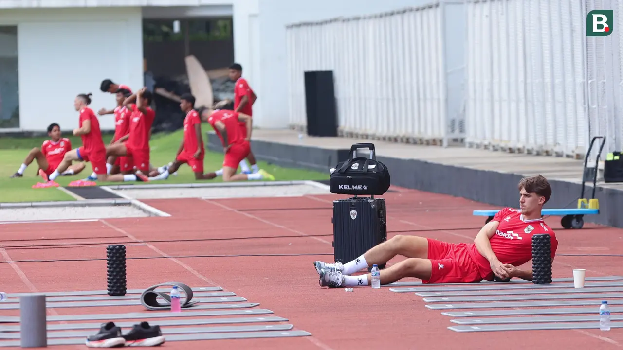 Foto: Suasana Santai Latihan Timnas Indonesia Jelang Bentrok dengan Bulgaria di final FIFA Series 2026