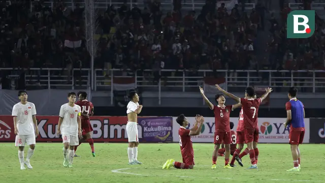 Selebrasi Pemain Timnas Indonesia U-20