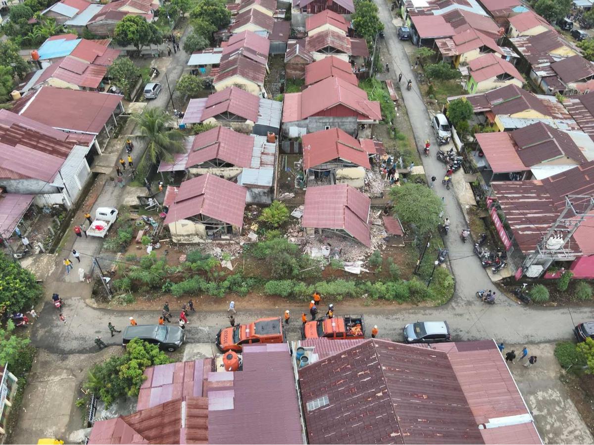 Kerusakan akibat gempa Bengkulu