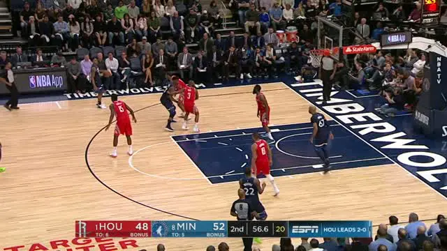 VIDEO : Cuplikan Pertandingan Playoffs NBA, Timberwolves 121 vs Rockets 105
