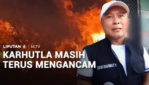 Kebakaran Lahan Nyaris Mencapai Permukiman