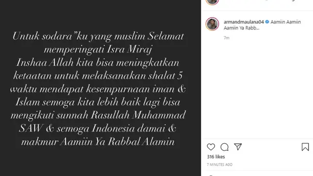 Armand Maulana (Foto: Instagram/@armandmaulana04)