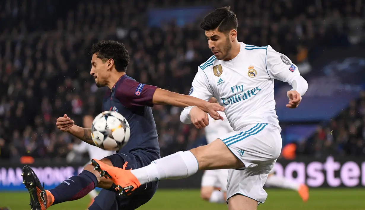 <p>Marco Asensio dikontrak PSG selama tiga tahun hingga 2026 mendatang. (AFP/PIERRE-PHILIPPE MARCOU)</p>