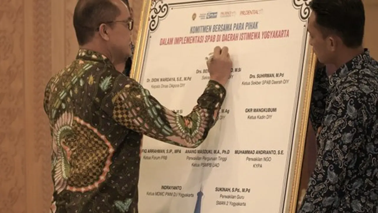 PT Prudential Life Assurance (Prudential Indonesia) bersama Prudence Foundation mendukung peluncuran dan implementasi Modul Satuan Pendidikan Aman Bencana (SPAB). (Liputa