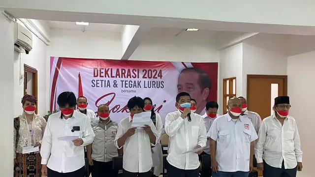 Gabungan relawan Jokowi dari 34 provinsi