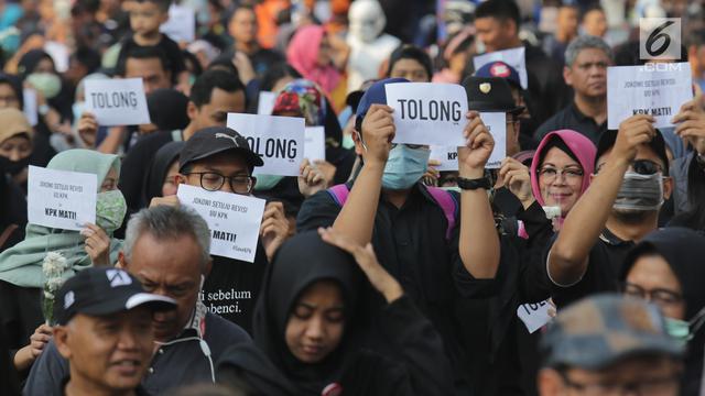 Aksi Bagi Bunga untuk Selamatkan KPK