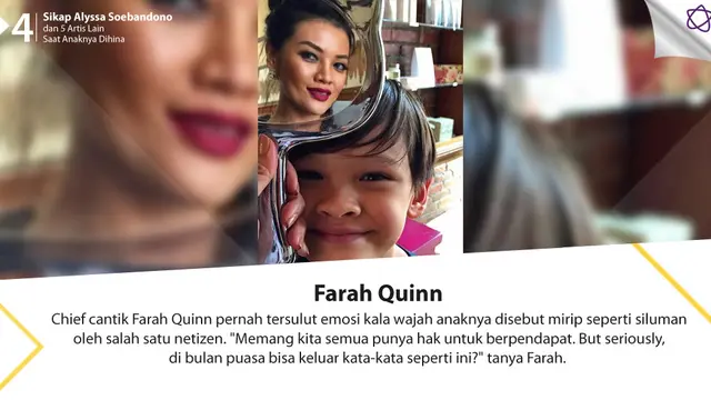 [Bintang] Sikap Alyssa Soebandono dan 5 Artis Lain Saat Anaknya Dihina