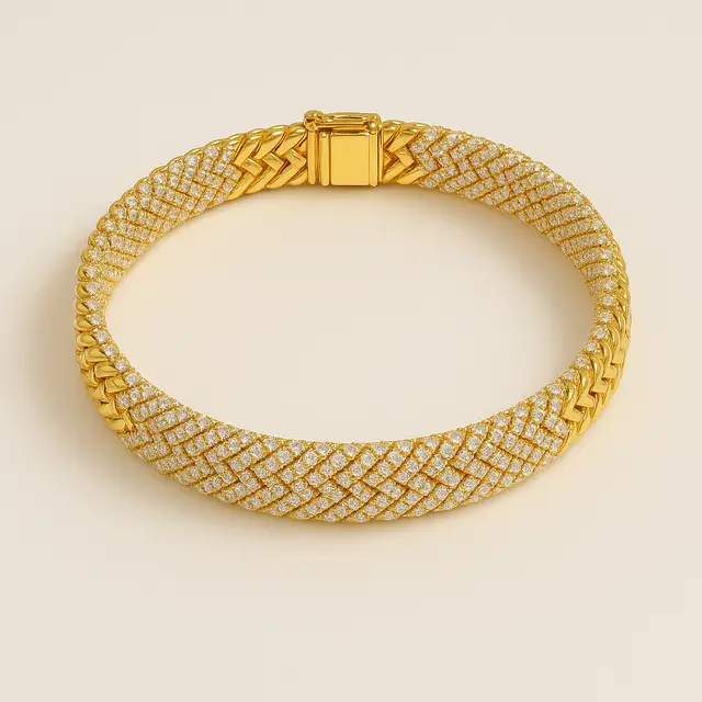 Model Gelang Lipan Emas 24 Karat Terbaru 2025