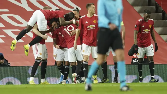 Gol Kjaer di Injury Time Buyarkan Kemenang MU Atas AC Milan