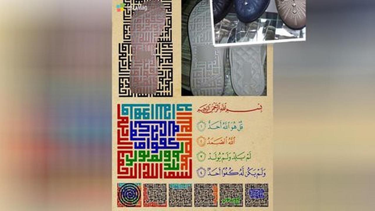 Heboh, beredar sandal dengan lafaz Allah di bagian alas