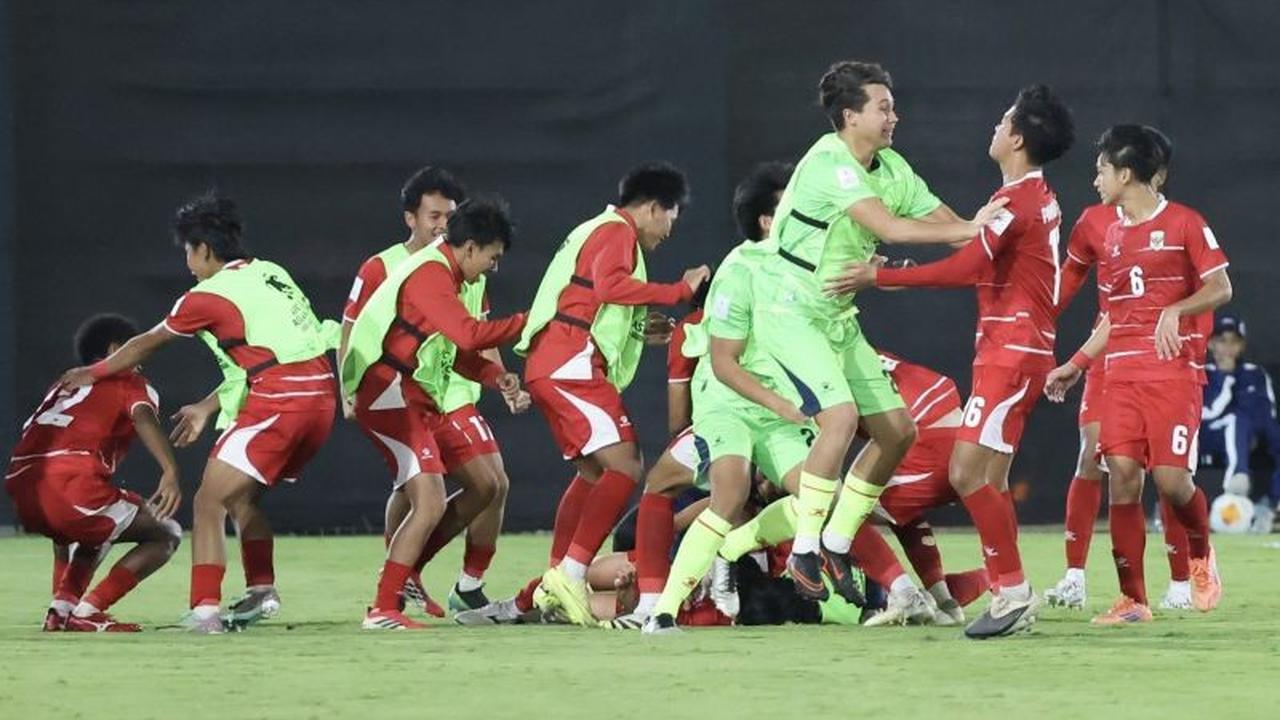 Ichiro Akbar dan Pandu Aryo Pimpin Lini Depan Timnas Indonesia U-17 Hadapi Qatar