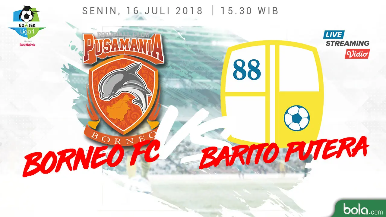Pusamania Borneo FC Vs Barito Putera
