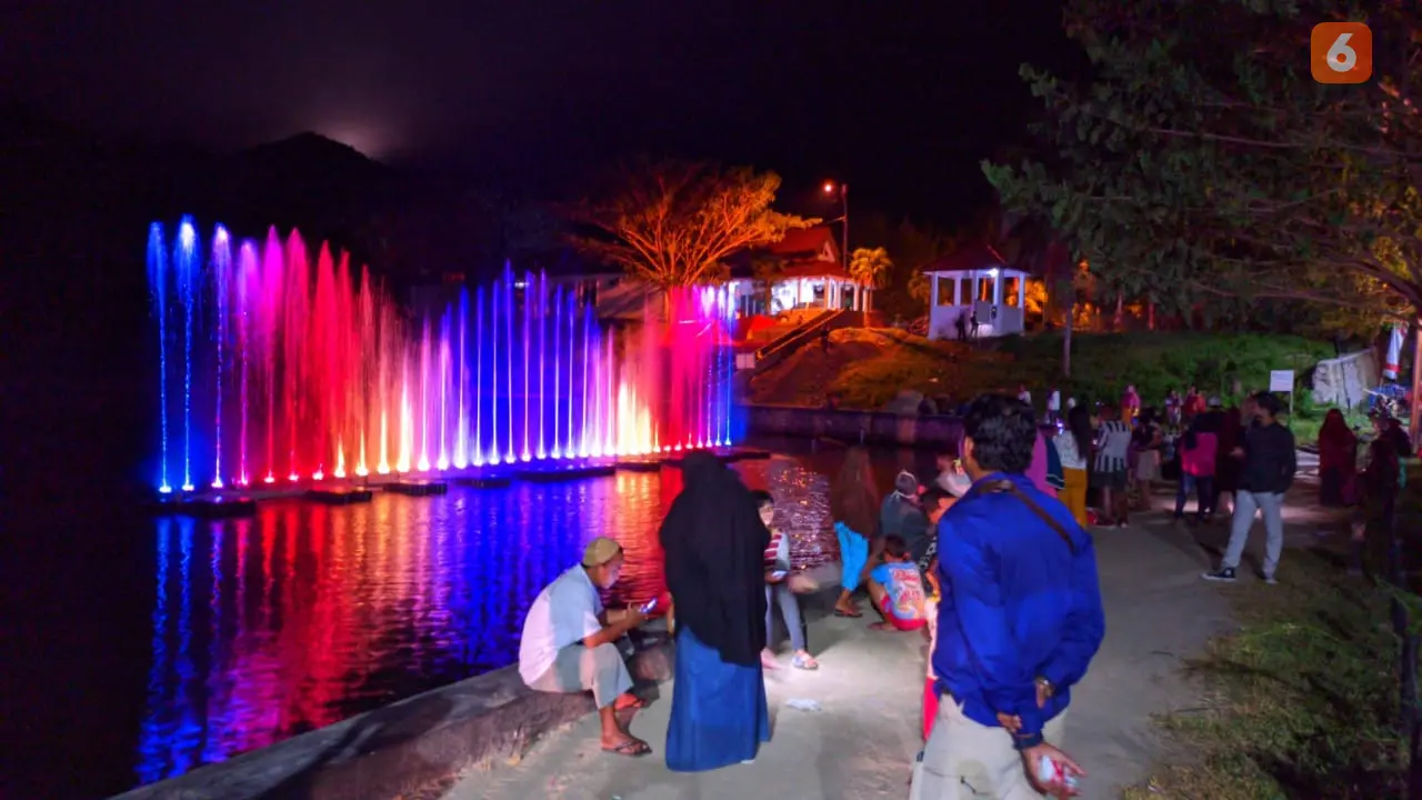 Air Mancur Taman Taqwa, Kabupaten Bone Bolango (Bonebol) yang viral. (Arfandi Ibrahim/Liputan6.com)