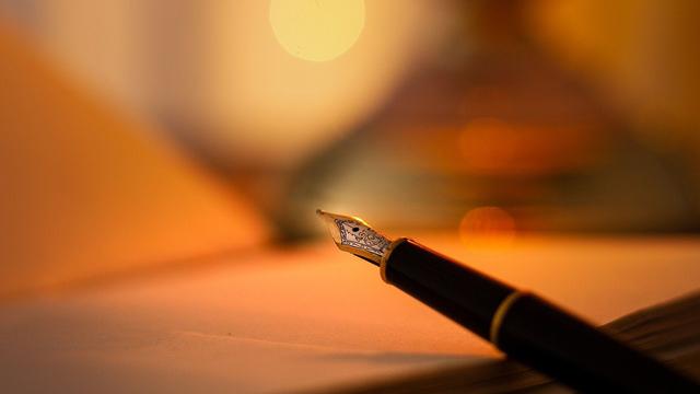 Ilustrasi menulis, puisi, geguritan