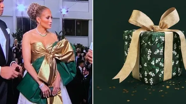 Berpita Besar, Gaun Jennifer Lopez di Golden Globe 2020 Jadi Guyonan Warganet