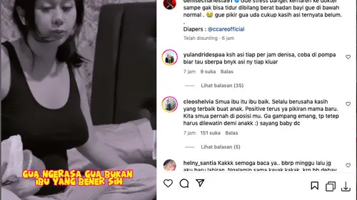 Denise Chariesta Curhat Stres Karena Berat Badan Bayinya Turun: Gue Ngerasa  Gue Bukan Ibu yang Benar - ShowBiz Liputan6.com