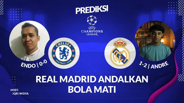 VIDEO: Prediksi Liga Champions, Sergio Ramos Bisa Jadi Penentu Kemenangan Real Madrid atas Chelsea