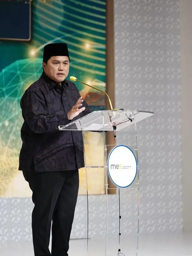 Masyarakat Ekonomi Syariah (MES) menggelar Silaturahim Kerja Nasional (Silaknas) yang bertepatan dengan peringatan Maulid Nabi pada 12 Rabiul Awal 1444 H atau Sabtu (8/12/2022). Acara ini dihadiri oleh Menteri BUMN Erick Thohir.