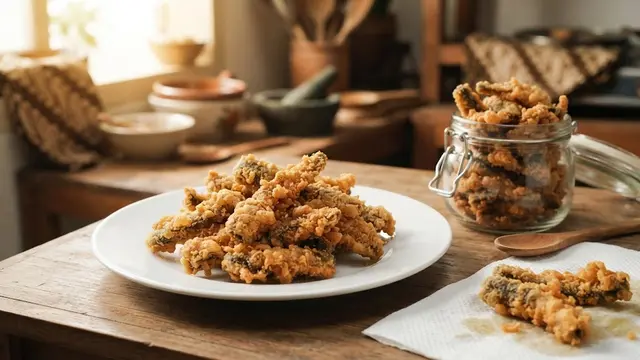 Penyimpanan Belut Crispy Tahan Lama