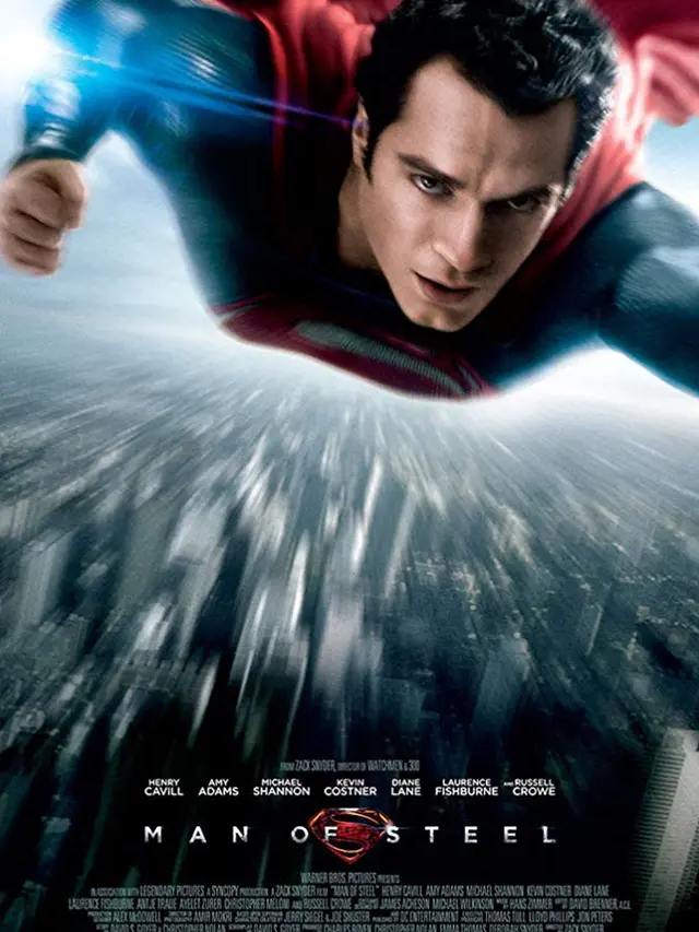 Poster film Man of Steel. (Foto: Dok. IMDb/ Warner Bros.)