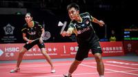 Ganda campuran Indonesia dipastikan gagal meraih gelar di Singapura Terbuka 2019 setelah Hafiz Faizal/Gloria Emanuelle Widjaja kandas di semifinal. (AFP/STR)