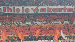 Laga pekan ke-14 BRI Super League 2025/2026 antara Persija Jakarta melawan PSIM Yogyakarta memecahkan rekor penonton. (Bola.com/M Iqbal Ichsan)