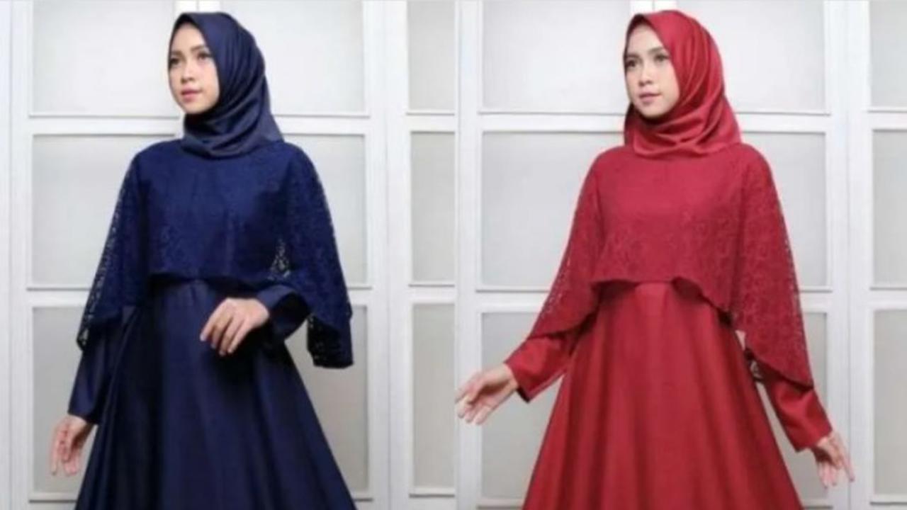Gamis Cape yang diprediksi bakal populer di Lebaran 2025
