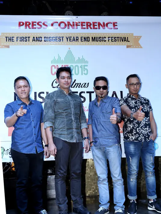 'Karena di album ini ada banyak genre yang kita bawain dengan rasa Ada Band. Dan album baru ini juga bikin penasaran karena ada 10 lagu baru, jadi album ini sangat dinanti. Jadi di sini ada banyak genre,' kata Donnie. (Andy Masela/Bintang.com)