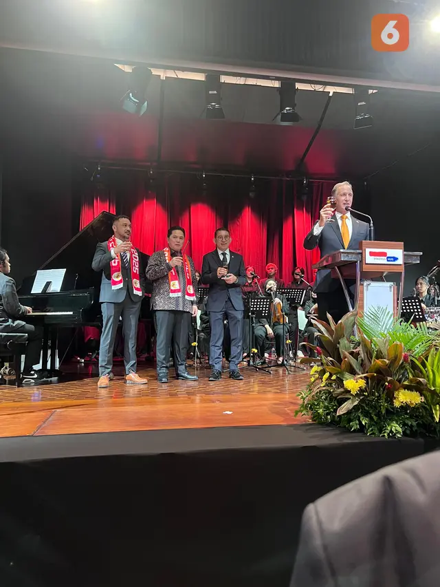Menteri Kebudayaan Republik Indonesia, Fadli Zon, di perayaan King's Day di Erasmus Huis, Selasa (29/4/2025). (Liputan6.com/Tanti Yullianingsih)