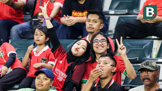 Foto: Melihat Polah Tingkah Suporter Wanita Indonesia saat Timnas Indonesia U-17 Menghadapi Panama di Piala Dunia U-17 2023