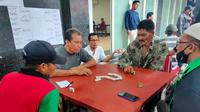 Lomba gaplek yang digelar PDIP Sumsel dalam rangka perayaan Hari Sumpah Pemuda di Palembang (Liputan6.com / Nefri Inge)