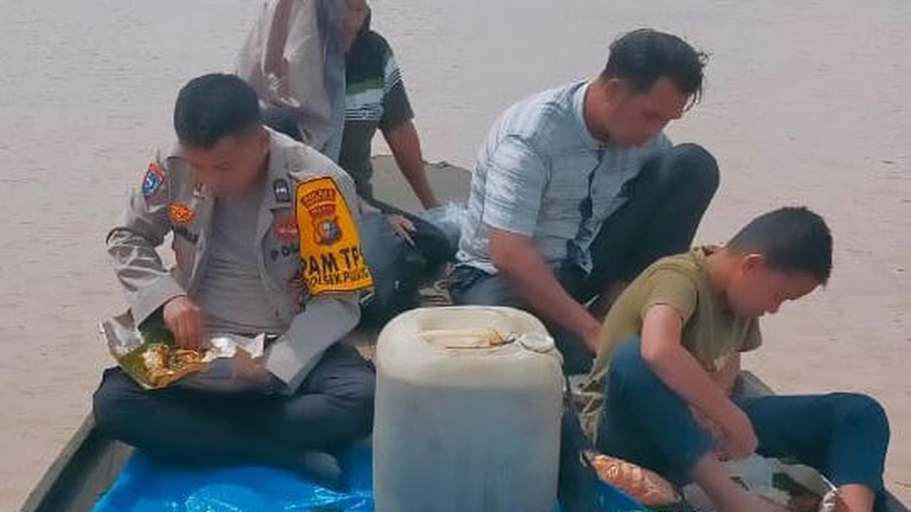 Perjuangan Polisi & PPK Rohil Bawa Logistik Pemilu 7 Jam Lewat Jalur Darat dan Laut
