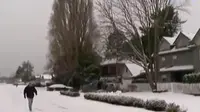 VIDEO: Minus 45 Derajat Celsius Jadi Natal Terdingin di Kanada