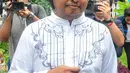 Ayah Marshanda, Irwan Yusuf saat berada di Panti Sosial Bina Insan Bangun Daya 2 Dinas Sosial, Cipayung, Jakarta Timur, Senin (28/3). Irwan  ditangkap saat mengemis di kawasan Mampang (Liputan6.com/Yoppy Renato)
