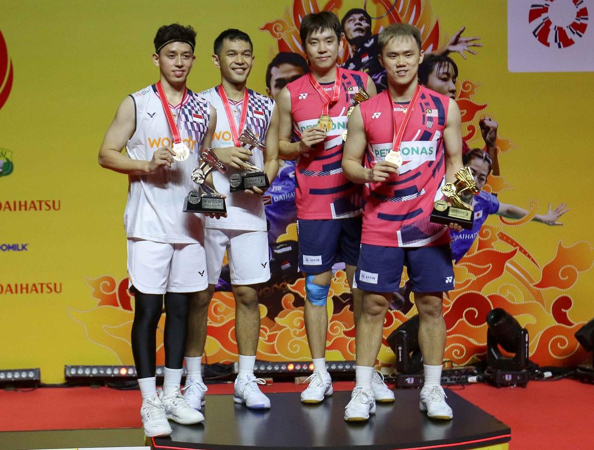 Ganda putra Indonesia, Fajar Alfian/ Muhammad Rian Ardiant kalah