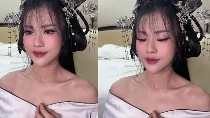 5 Detail Makeup Jessica Jane untuk Acara Sangjit (credit: instagram/feliciasasongko)