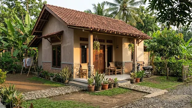 9 Model Rumah Desa Low Budget yang Nyaman dan Enak Dipandang, Inspirasi Hunian Sederhana