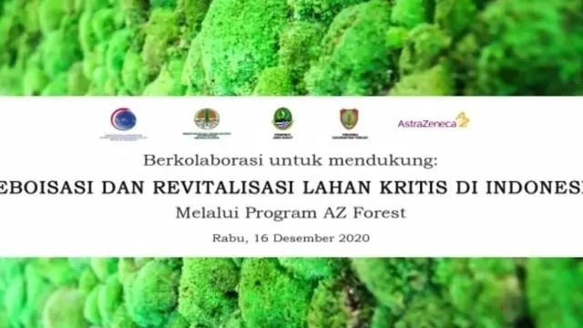 Penandatanganan Seremoni Peluncuran AZ Forest Indonesia: 20 juta Pohon Pada Akhir Tahun 2025