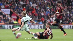 Bournemouth bermain imbang kontra Chelsea. (Steven Paston/PA via AP)