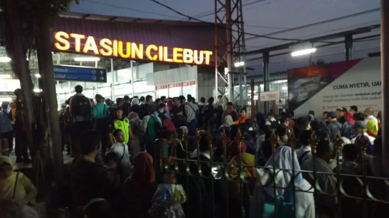 Tiket kertas KRL