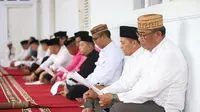 Pemerintah Kabupaten Bone Bolango menggelar zikir dan doa bersama untuk memperingati Haul Hari Patriotik 23 Januari (Arfandi Ibrahim/Liputan6.com)