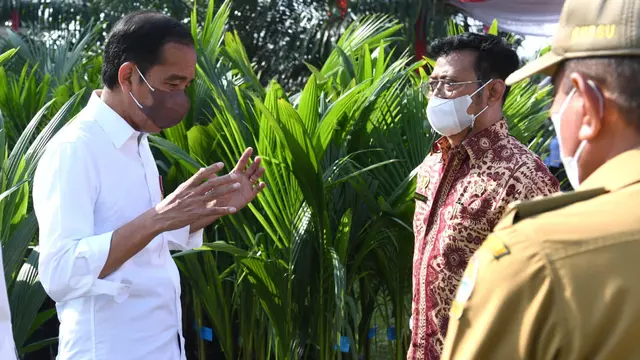 Presiden Joko Widodo dan Mentan SYL.