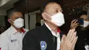 Setelah hampir dua jam, Mochamad Iriawan pun selesai menjalani pemeriksaan dan bergegas meninggalkan Kantor Komnas HAM tanpa melayani wawancara dengan para awak media. (Bola.com/M Iqbal Ichsan)