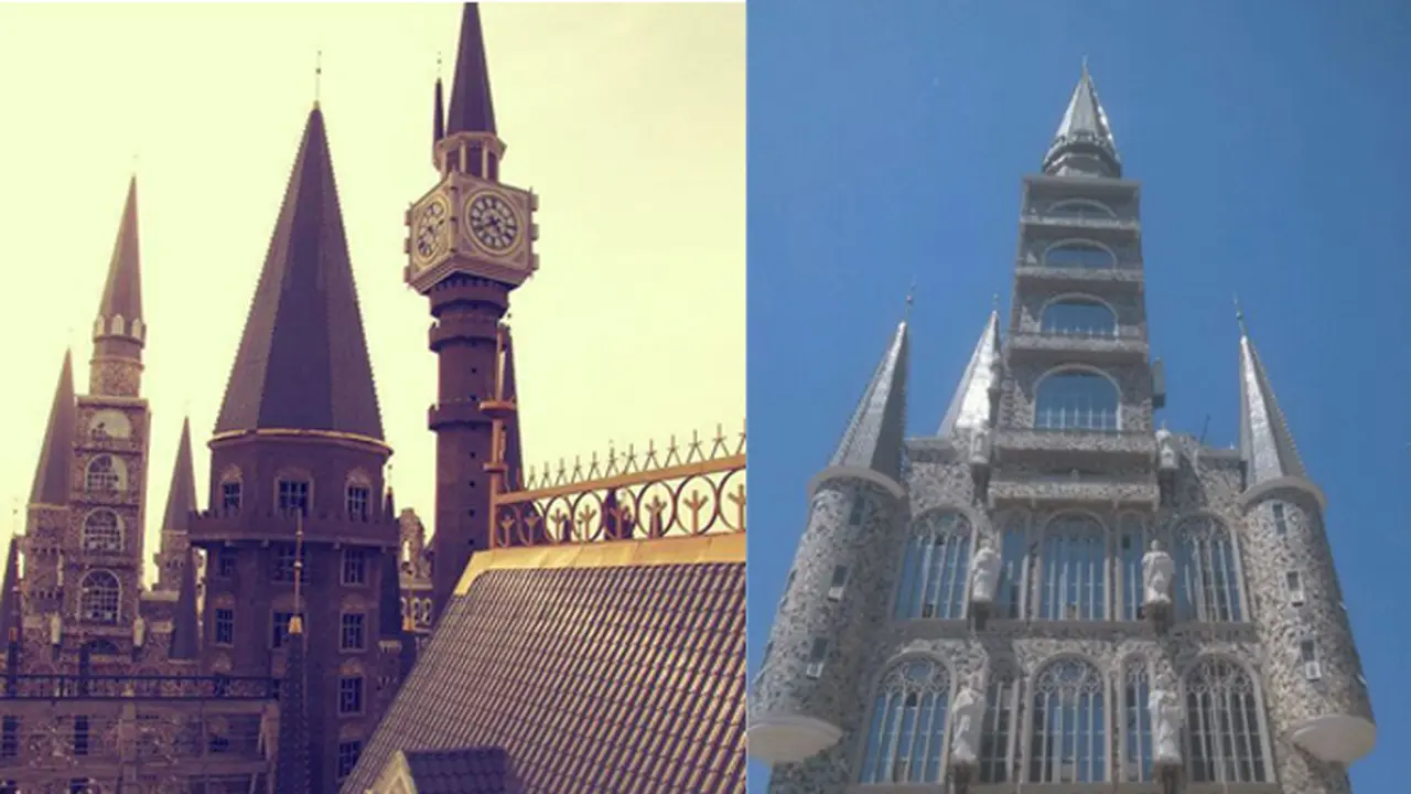 Bangunan Universitas di Cina Mirip Sekolah Sihir Hogwarts