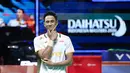 Lolosnya Alwi ke final membuat asa Indonesia untuk tetap meraih gelar juara tunggal putra setidaknya masih terjaga. (Bola.com/M Iqbal Ichsan)