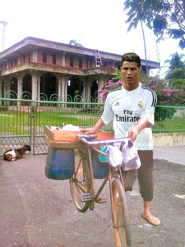6 Editan Foto Cristiano Ronaldo Menganggur Cari Kerjaan Ini Kocak